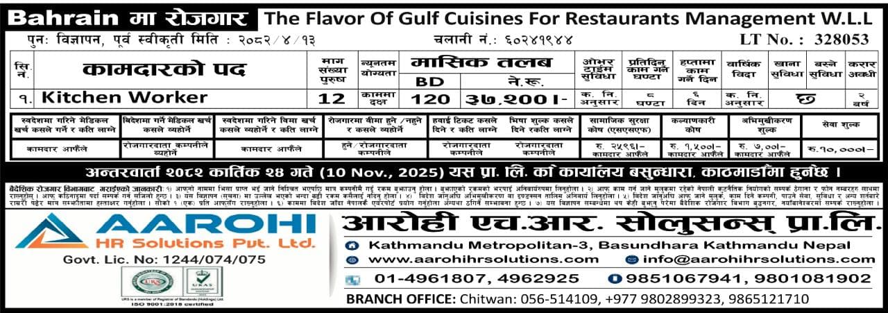 The Flavor Of Gulf Cuisines For Restaurants Management W.L.L logo
