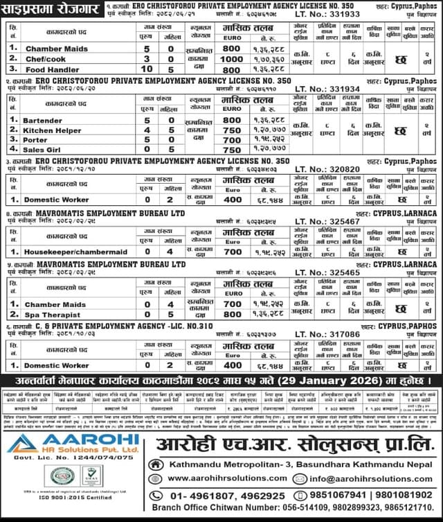C. S PRIVATE EMPLOYMENT AGENCY - LIC. NO. 310 logo